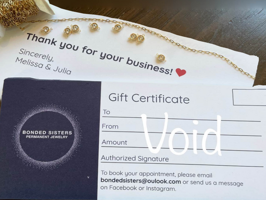 Digital Gift Certificate