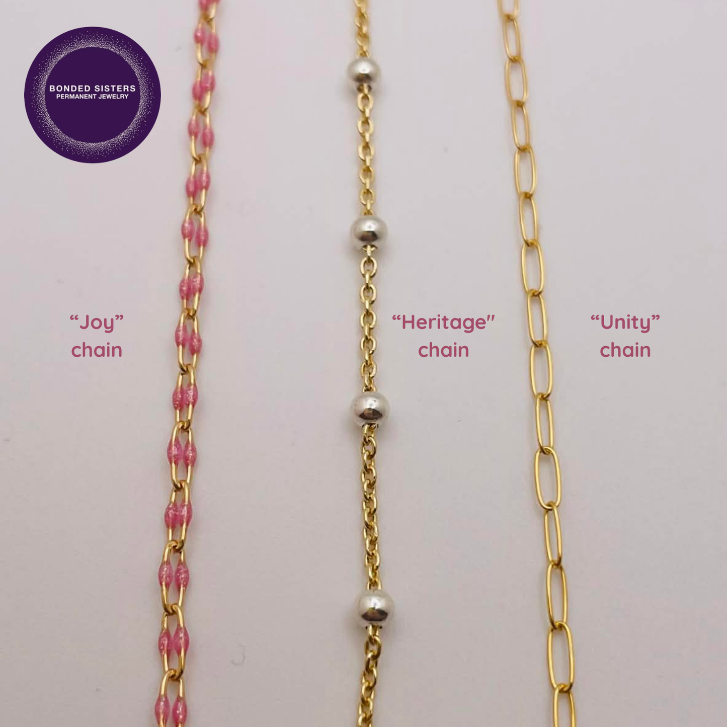 Bonded Sisters × Just Live Gold-Filled Necklace