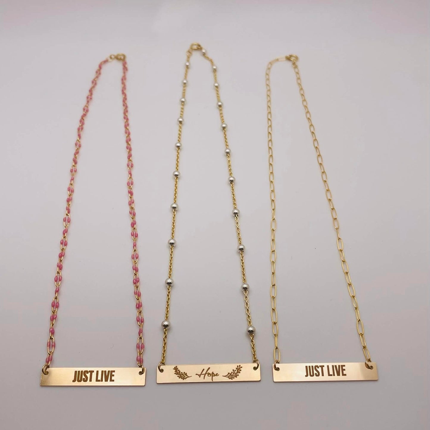 Bonded Sisters × Just Live Gold-Filled Necklace