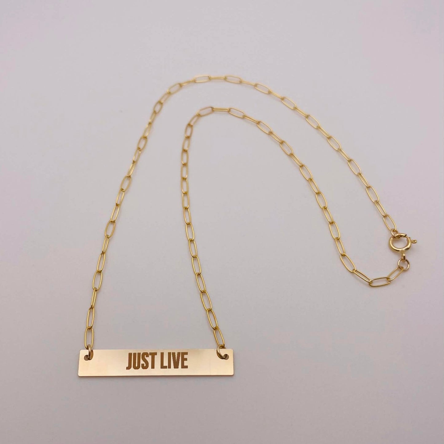 Bonded Sisters × Just Live Gold-Filled Necklace