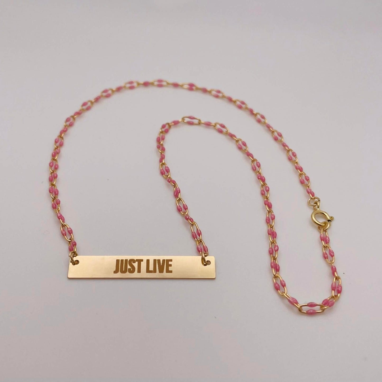 Bonded Sisters × Just Live Gold-Filled Necklace